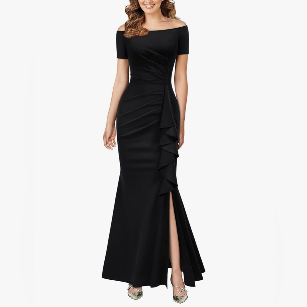 Elegant Black Evening Gown